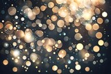 Bokeh background with light. Glitter and diamond dust, subtle tonal variations. AI generated  