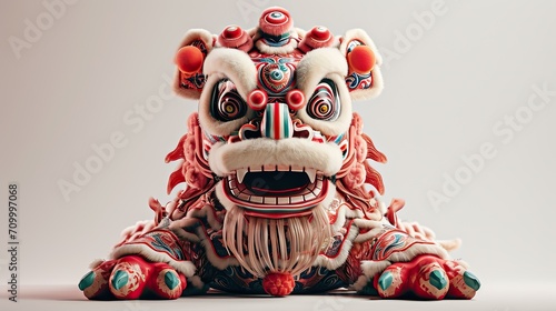 Traditional costume of a chinese dragon