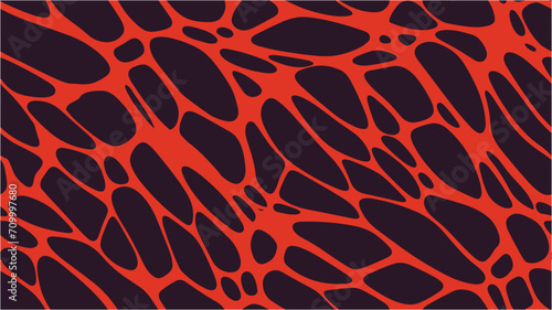 Illustration vector. Seamless. Orange abstract background. Abstract background with cute wavy line pattern.