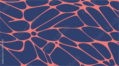 Hand drawn texture in doodle style. Hand drawn seamless plaid pattern. Modern polygonal trellis. Modern simple graphic design.