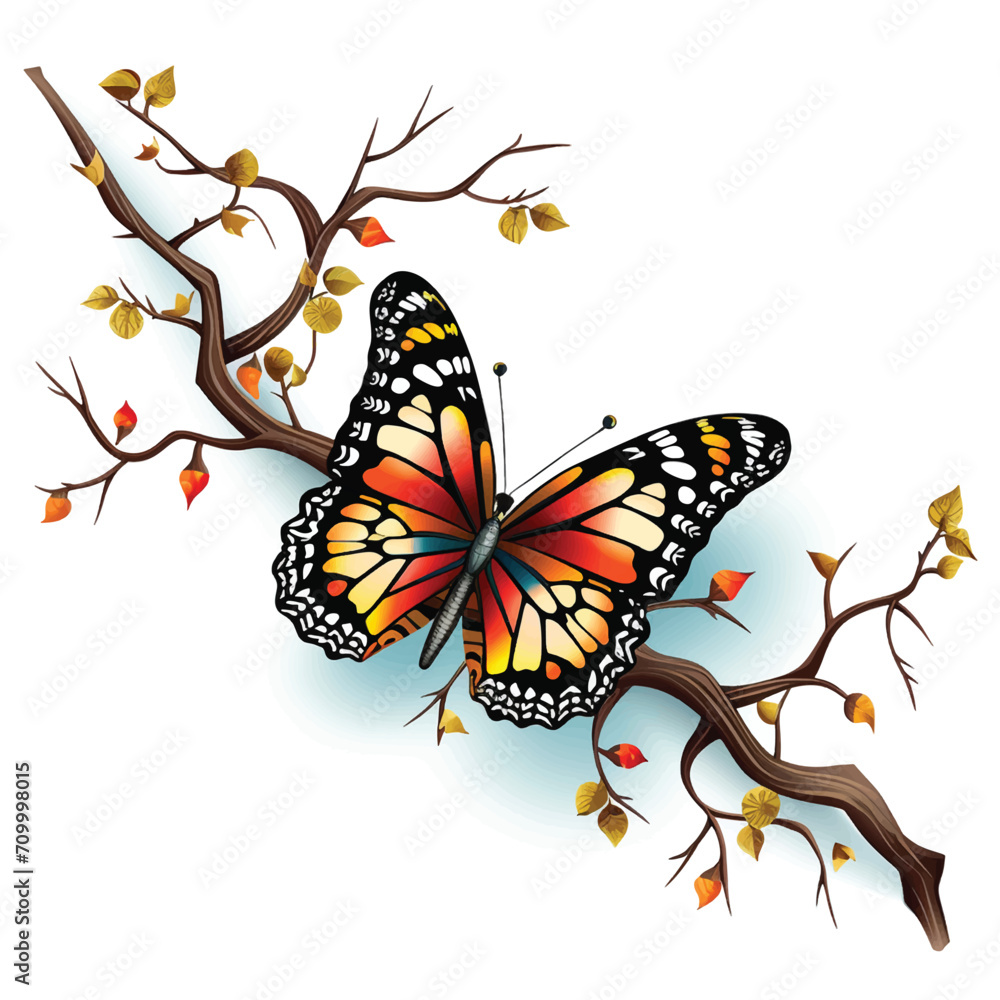 Obraz premium Butterfly elegance a creature of grace and beauty