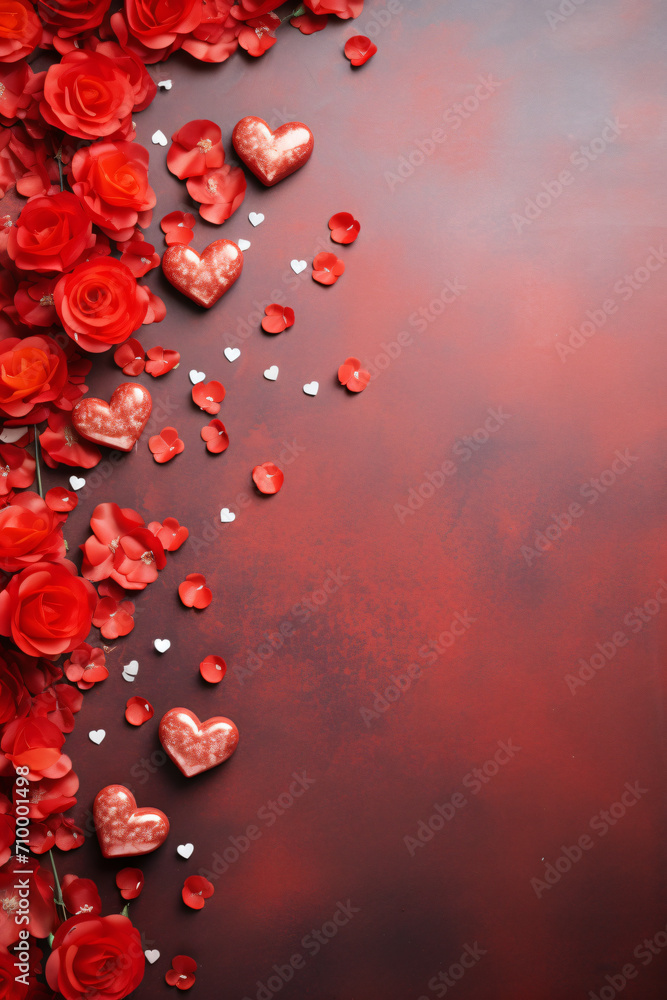 red hearts background red hearts background