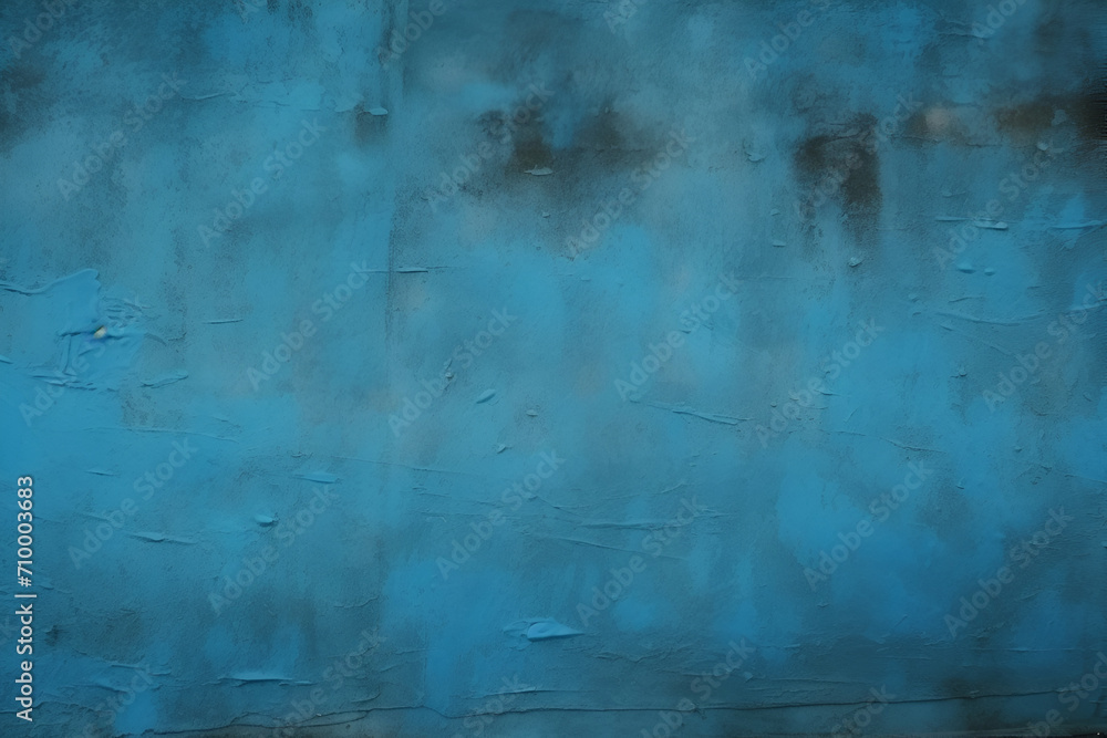 Textured Blue Concrete Wall