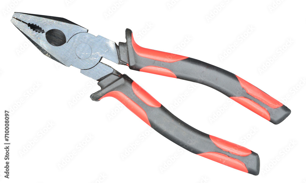 Obraz premium pliers, Hand-held mechanical tools isolate on transparent background, element for design