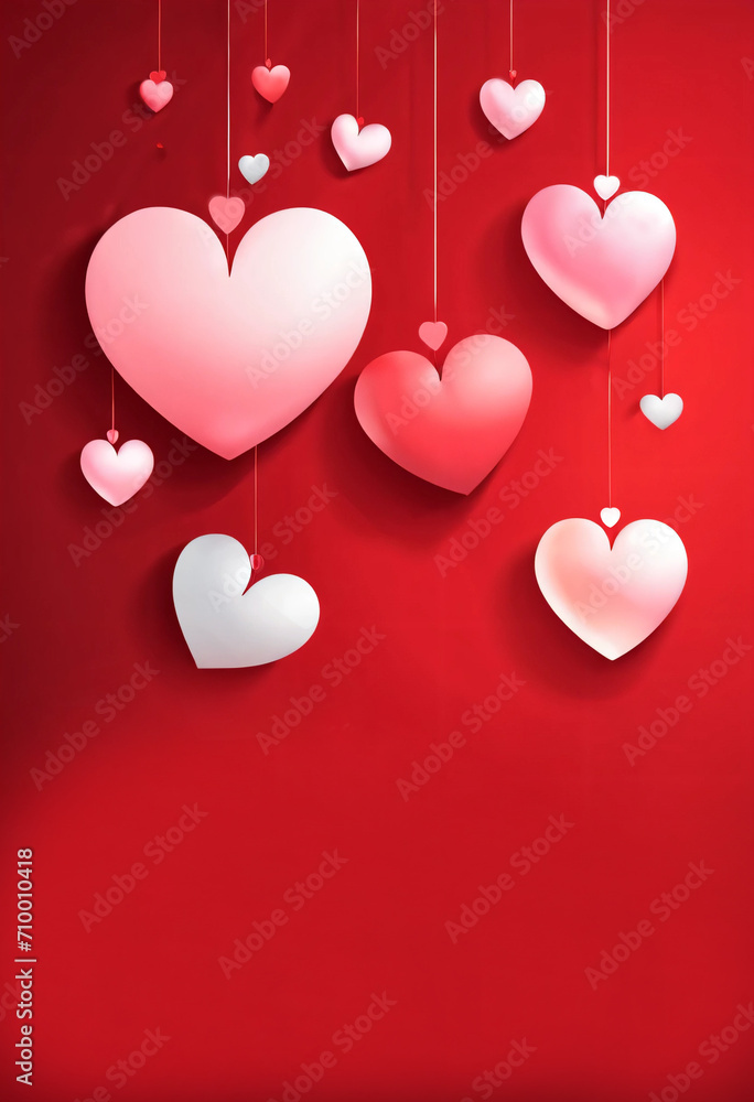 red hearts background red hearts background