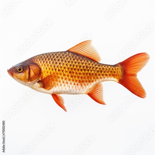 Gold Fish isolated on a white background