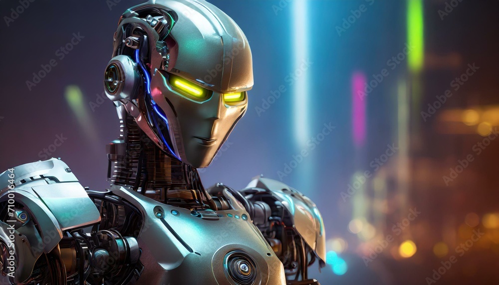 サイバーパンクな世界のロボット サイバーパンクな世界のロボット