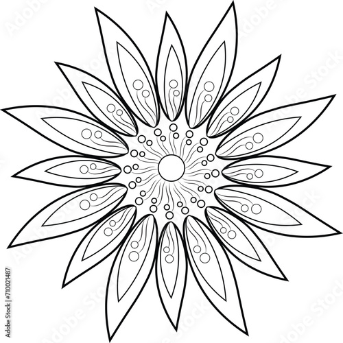 Vector Mandala Coloring Pages & Books