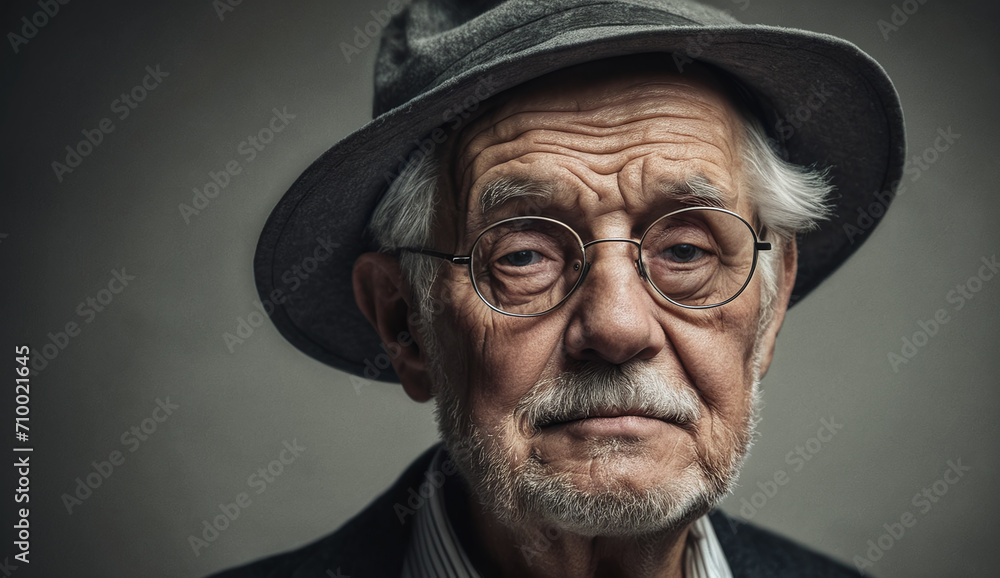 portrait of a senior man close-up , elderly man, grandpa portrait portrait of a senior man close-up , elderly man, grandpa portrait