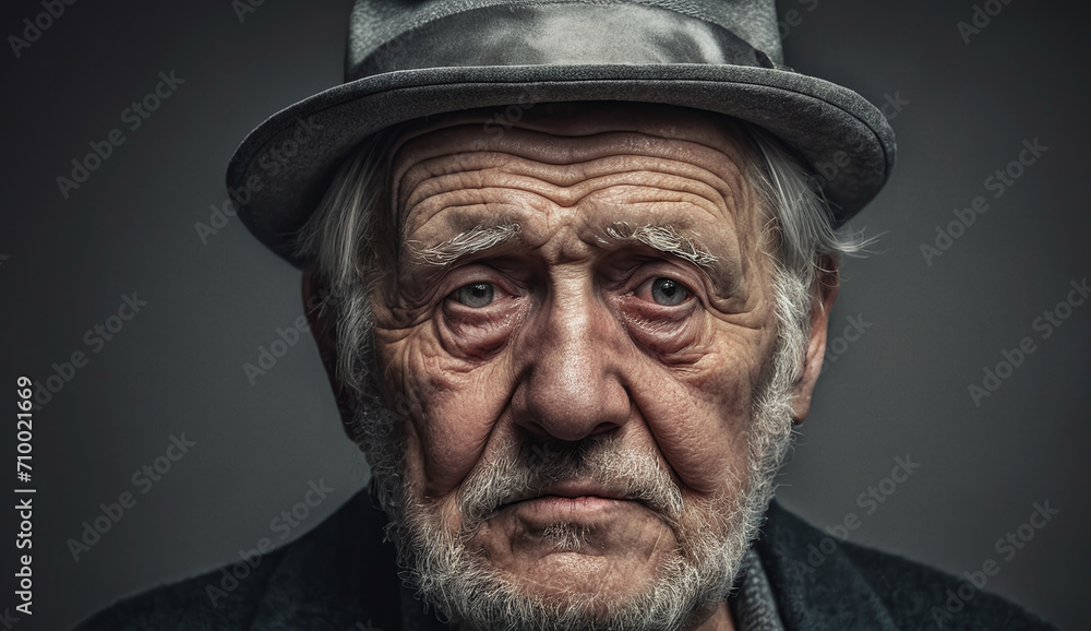 portrait of a senior man close-up , elderly man, grandpa portrait portrait of a senior man close-up , elderly man, grandpa portrait