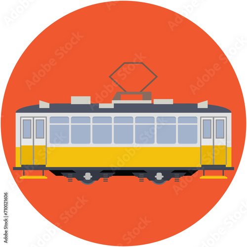 Tram Vector Icon