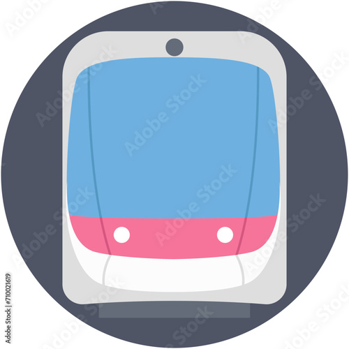 Tram Vector Icon