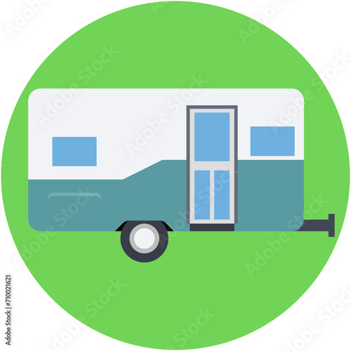 Caravan Vector Icon