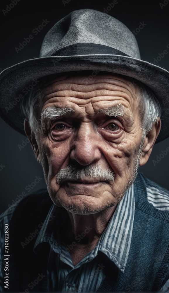 portrait of a senior man close-up , elderly man, grandpa portrait portrait of a senior man close-up , elderly man, grandpa portrait