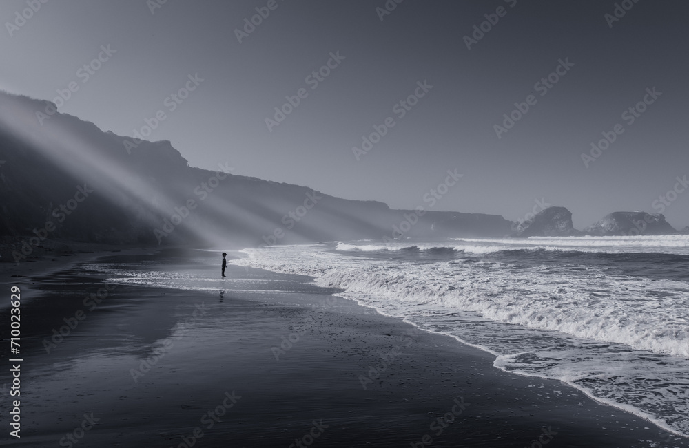 Child on Beach in California
