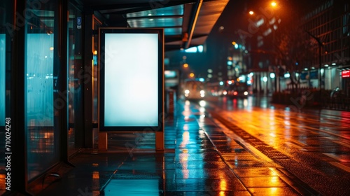 Nighttime Showcase: Urban Billboard Mockup Ready for Your Ad