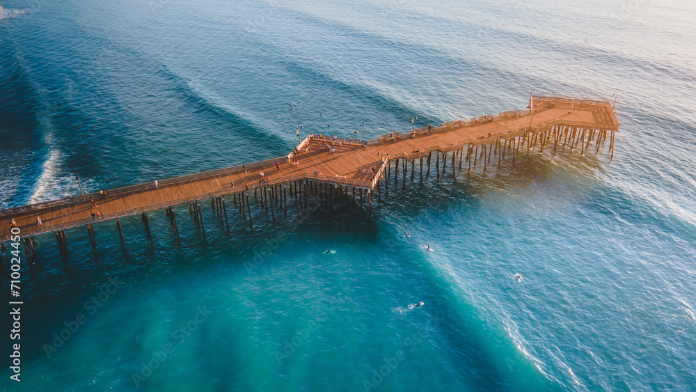 Pismo Pier Drone