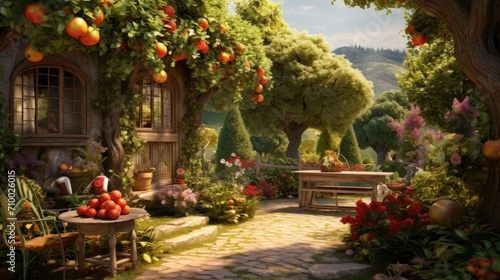 Absolutely romantic garden © Karolina
