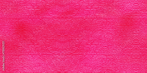 Bright magenta microfiber cloth in a seamless pattern. Top view of a fluffy towel or rag for wiping dust. Vector illustration with fabric texture