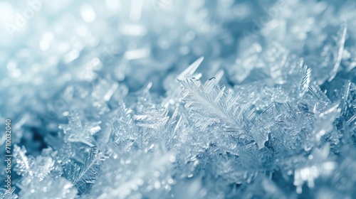 Ice crystal abstract frozen wallpaper background