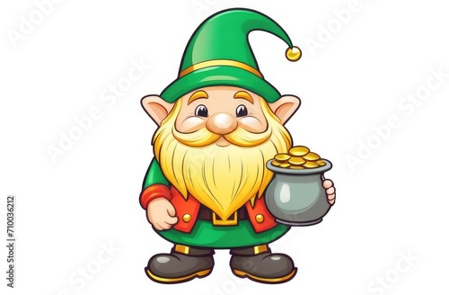 leprechaun with a beer