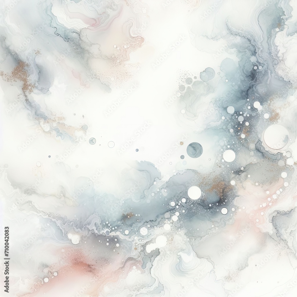 Fototapeta premium Colorful Watercolor Abstract: Creative Frame Design with Vibrant Brushstrokes and Ethereal Expression.