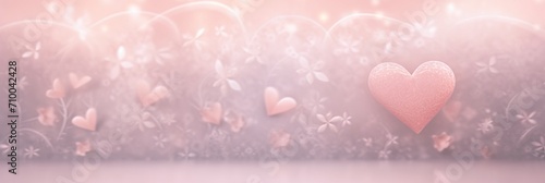 prompt romantic background for valentines day cards with elements hearts,roses,soft pastel color