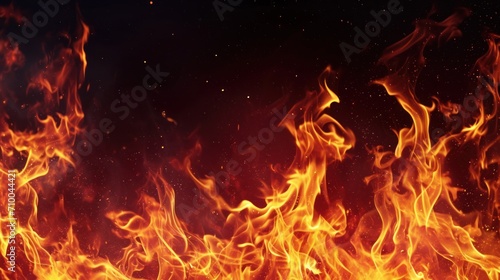 Infernos Embrace, A Captivating Glimpse of Fiery Intensity