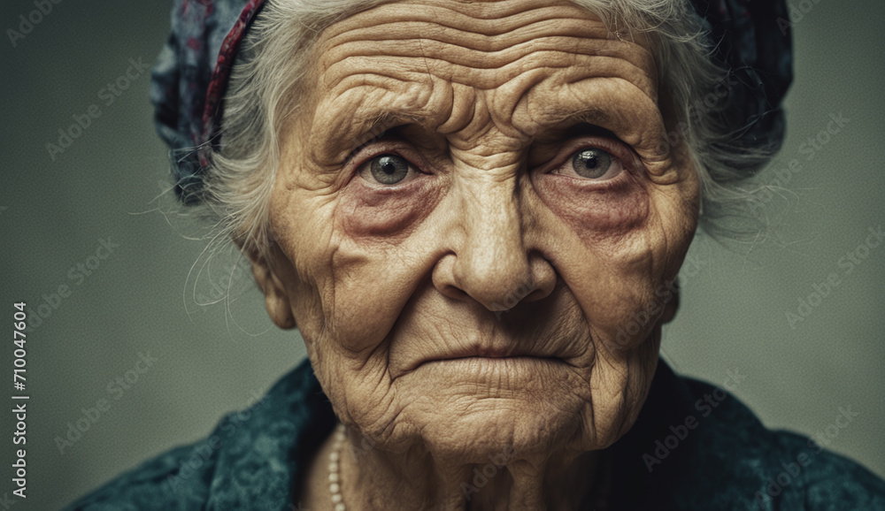 elderly woman, grandmother portrait elderly woman, grandmother portrait