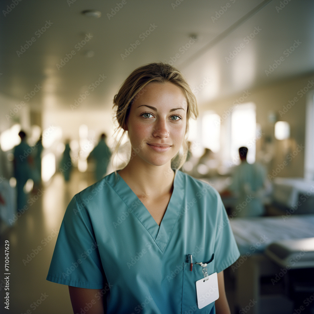 Portrait of a hardworking nurse. Natural Beauty. Portrait of a hardworking nurse. Natural Beauty.