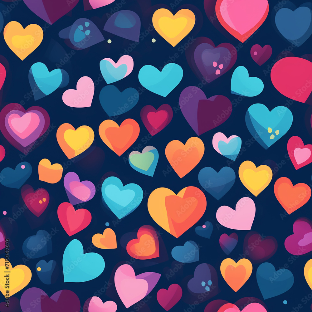 valentine hearts background