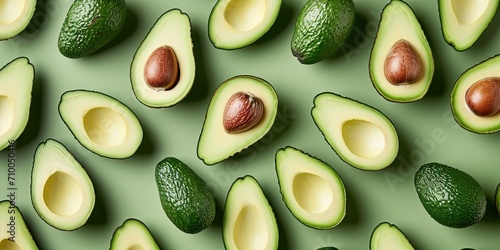 Fresh avocado as a background, healthy food, healthy lifestyle photo