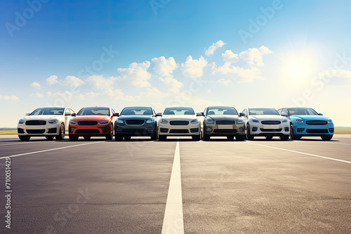 cars on the road