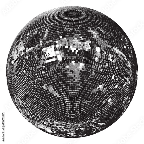 disco ball isolated