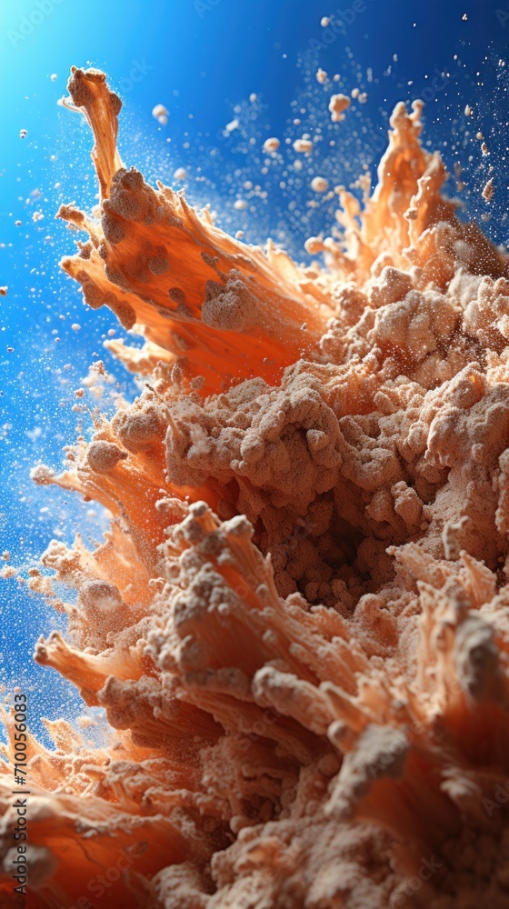 Fototapeta premium blue color scheme UHD Wallpaper