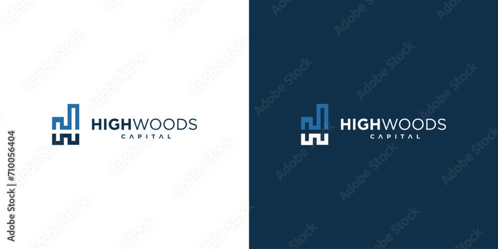 modern and unique H logo design