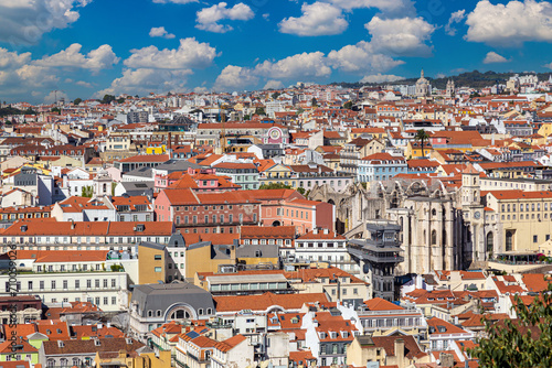 Lisbon city. Portugal. Top view