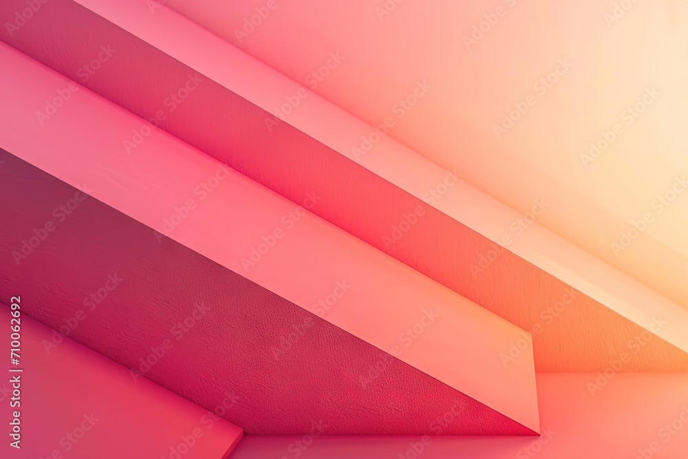 Obraz premium Abstract minimalist pantone inspired color peach fuzz ambient gradient wallpaper