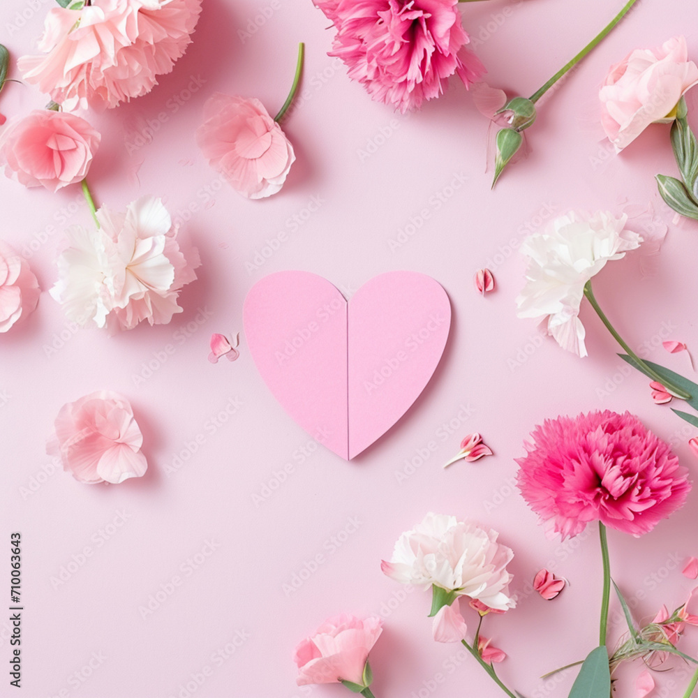 Fototapeta premium pink cherry blossom in spring