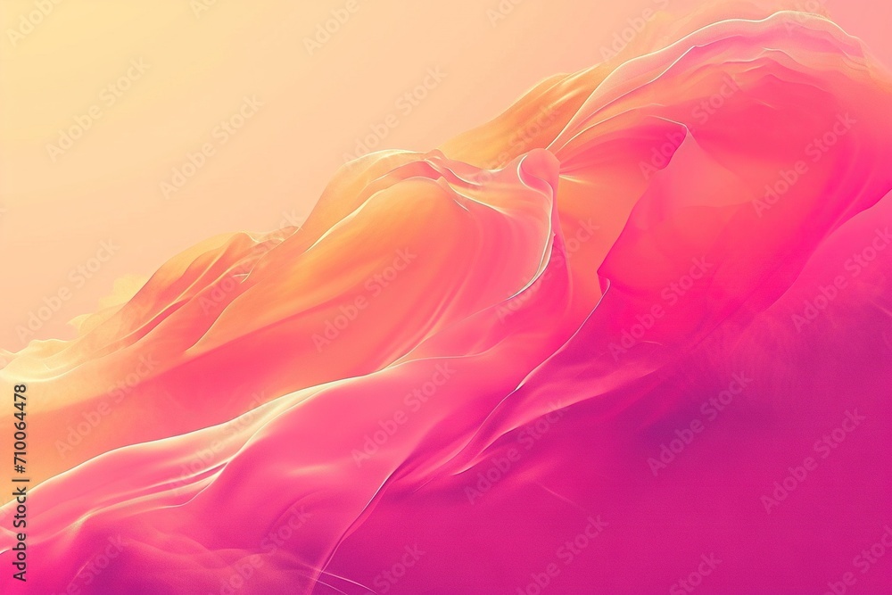 Obraz premium Abstract minimalist pantone inspired color peach fuzz ambient gradient wallpaper