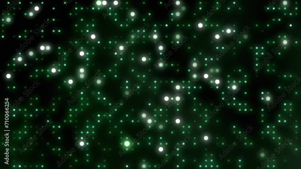 green bright animated background colourful colourful blinking lights, looping texture graphic background, led dots glowing circles matrix green bright animated background colourful colourful blinking lights, looping texture graphic background, led dots glowing circles matrix