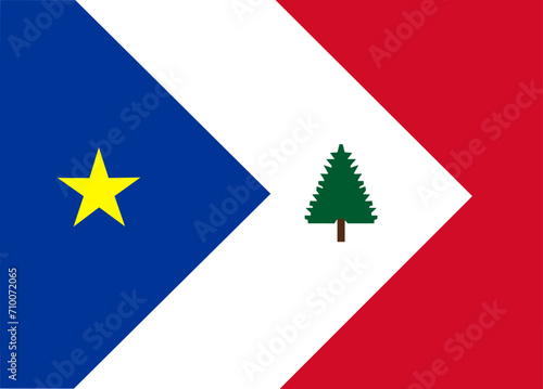 Flag of the New England Acadians