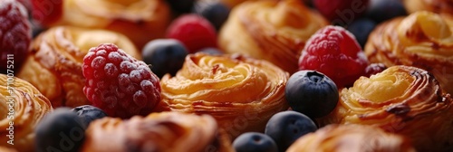 fresh pastry berry pastry photo