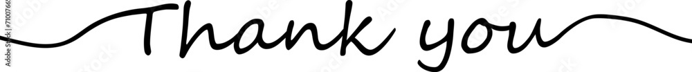 Thank You hand lettering. Typography design. Thank you on white background. Vector EPS 10 and PNG image Thank You hand lettering. Typography design. Thank you on white background. Vector EPS 10 and PNG image