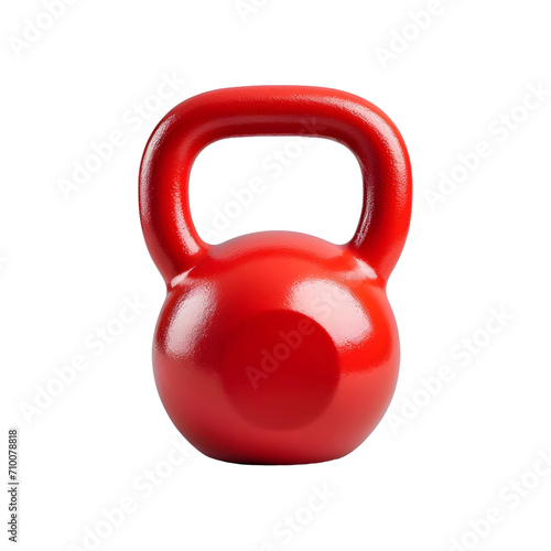 Gym weight kettlebell isolated on transparent background