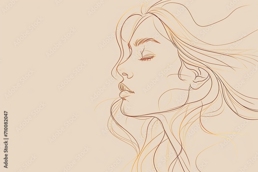 female silhouette drawing hand illustration digital, in the style of minimalist canvases female silhouette drawing hand illustration digital, in the style of minimalist canvases