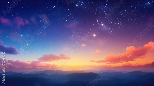 celestial sky stars background illustration astronomy galaxy, universe constellations, stargazing cosmic celestial sky stars background © vectorwin