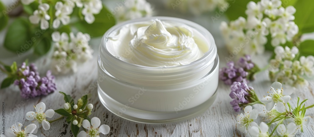 organic cream bottled organic cream bottled