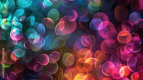 Abstract background bokeh circles © Олег Фадеев