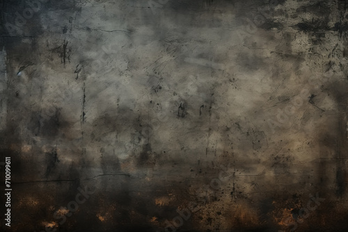 Abstract background gritty grunge black texture  distressed  aged concrete wall